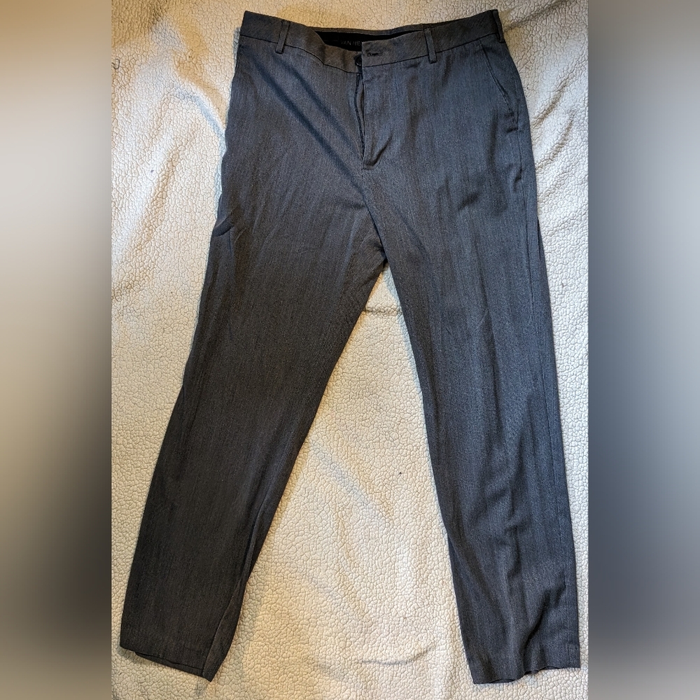 Van Heusen 4way Stretch Traveler Mens Straight Fit Flat Front Pant